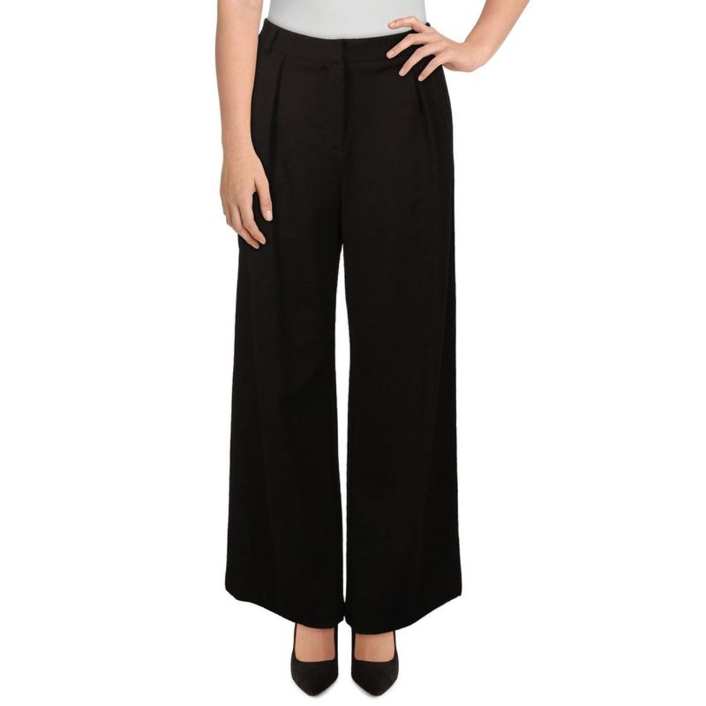 VELVET BY GRAHAM & SPENCER Womens Black Wide Leg Dress Pants Trousers NWT